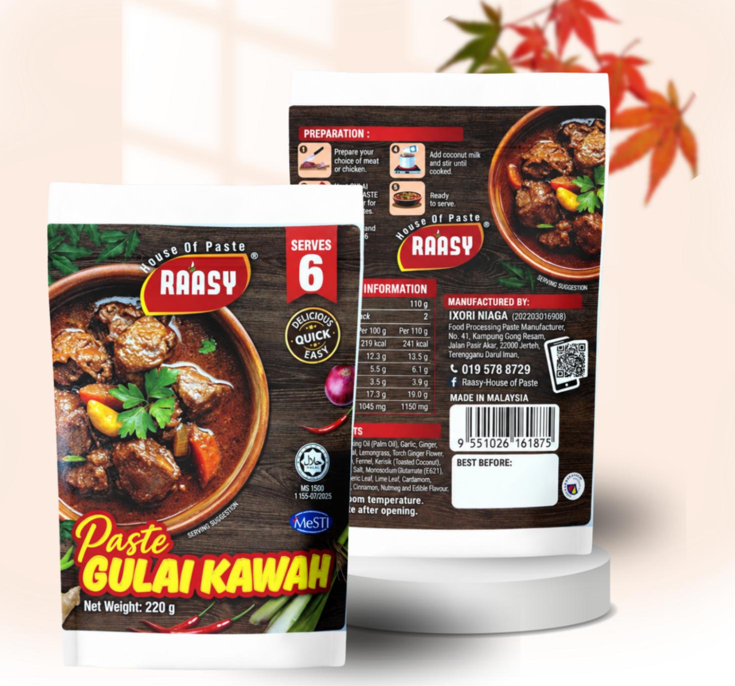 Pek Gulai Kawah Paste